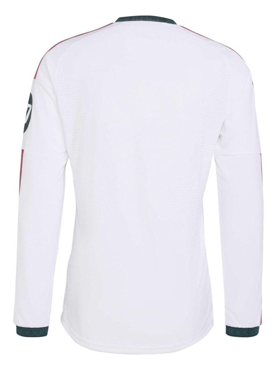 Mens Home Authentic Long Sleeve Jersey 26/27 White