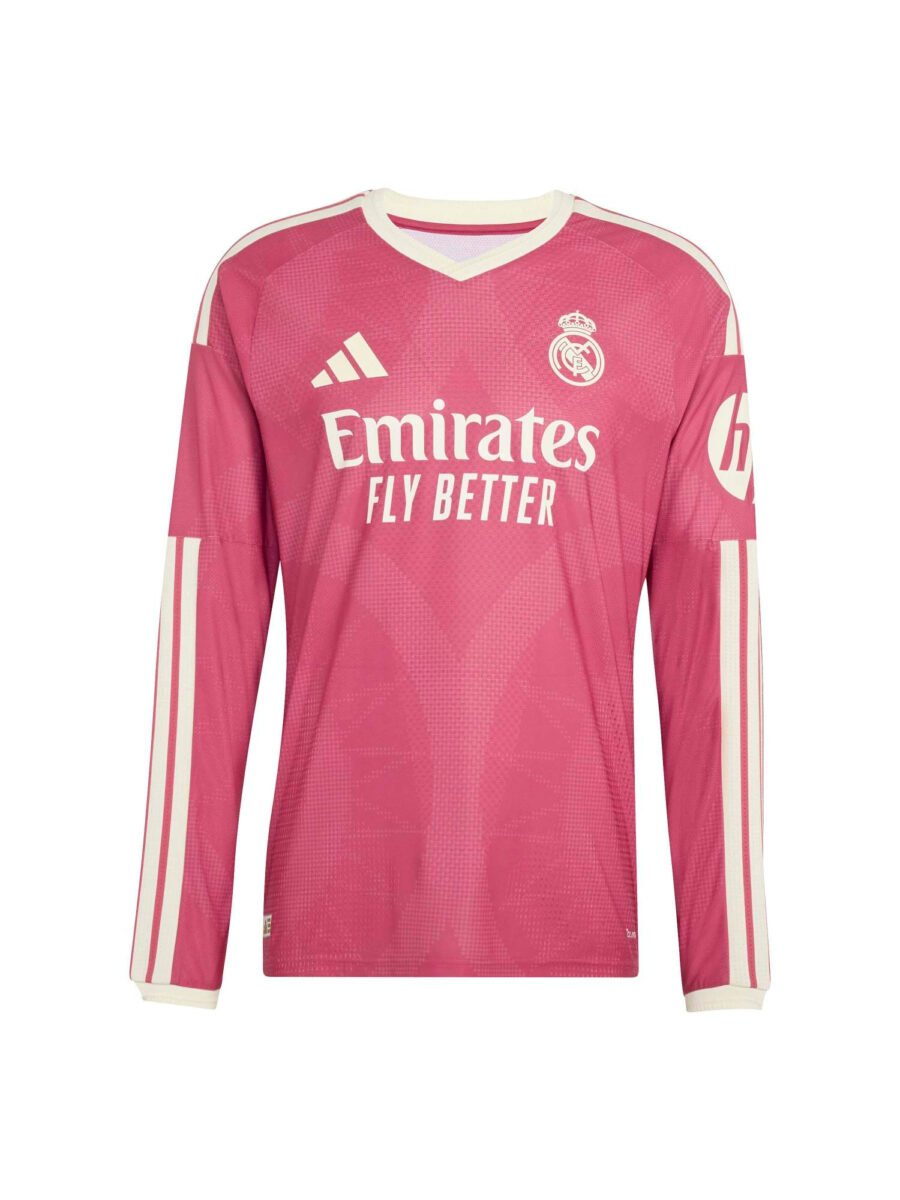 Mens Third Authentic Jersey Long Sleeve Pink 26/27