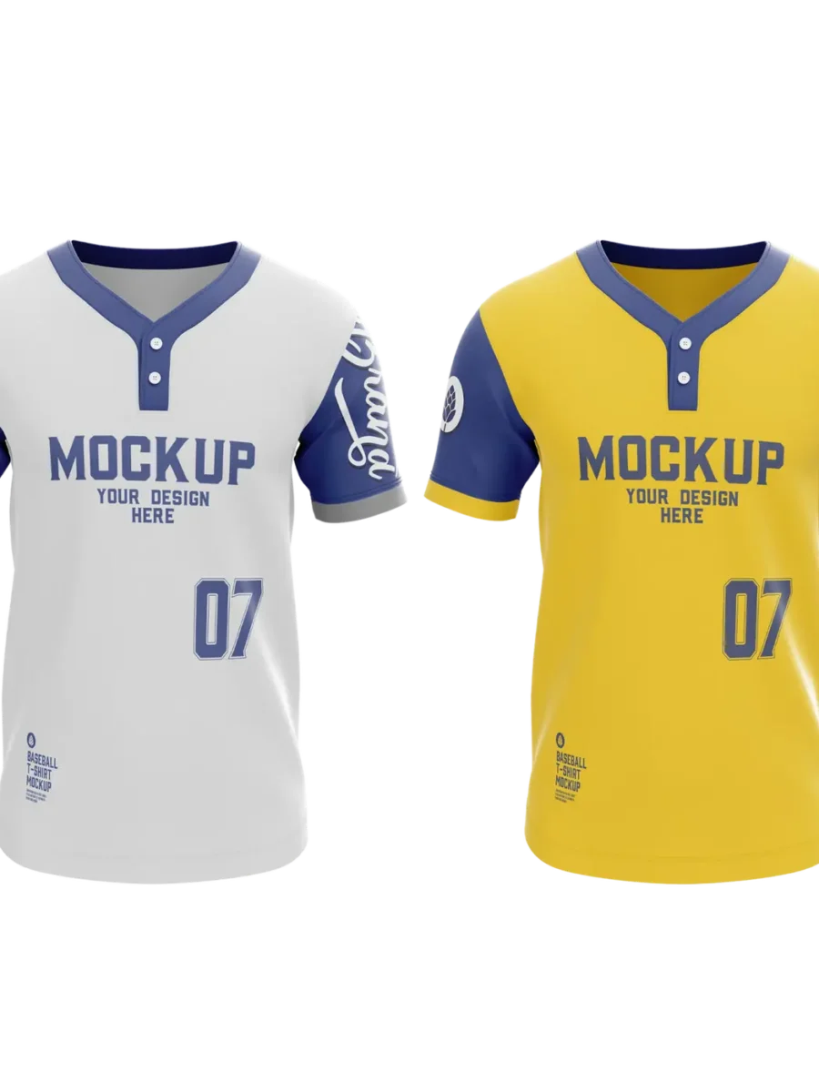 TOXICOTRIBE custom Baseball Jersey in Yellow & Silver