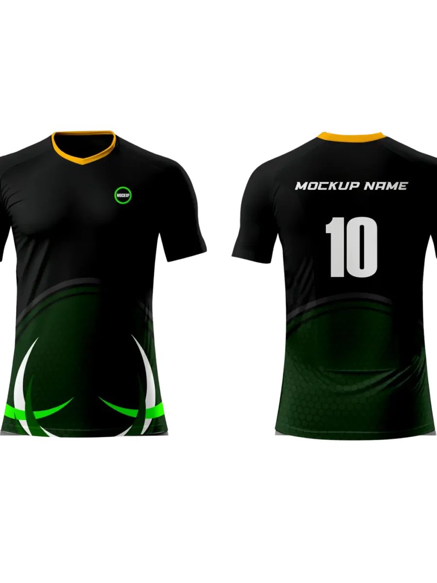 TOXICOTRIBE custom Football Jersey in Black