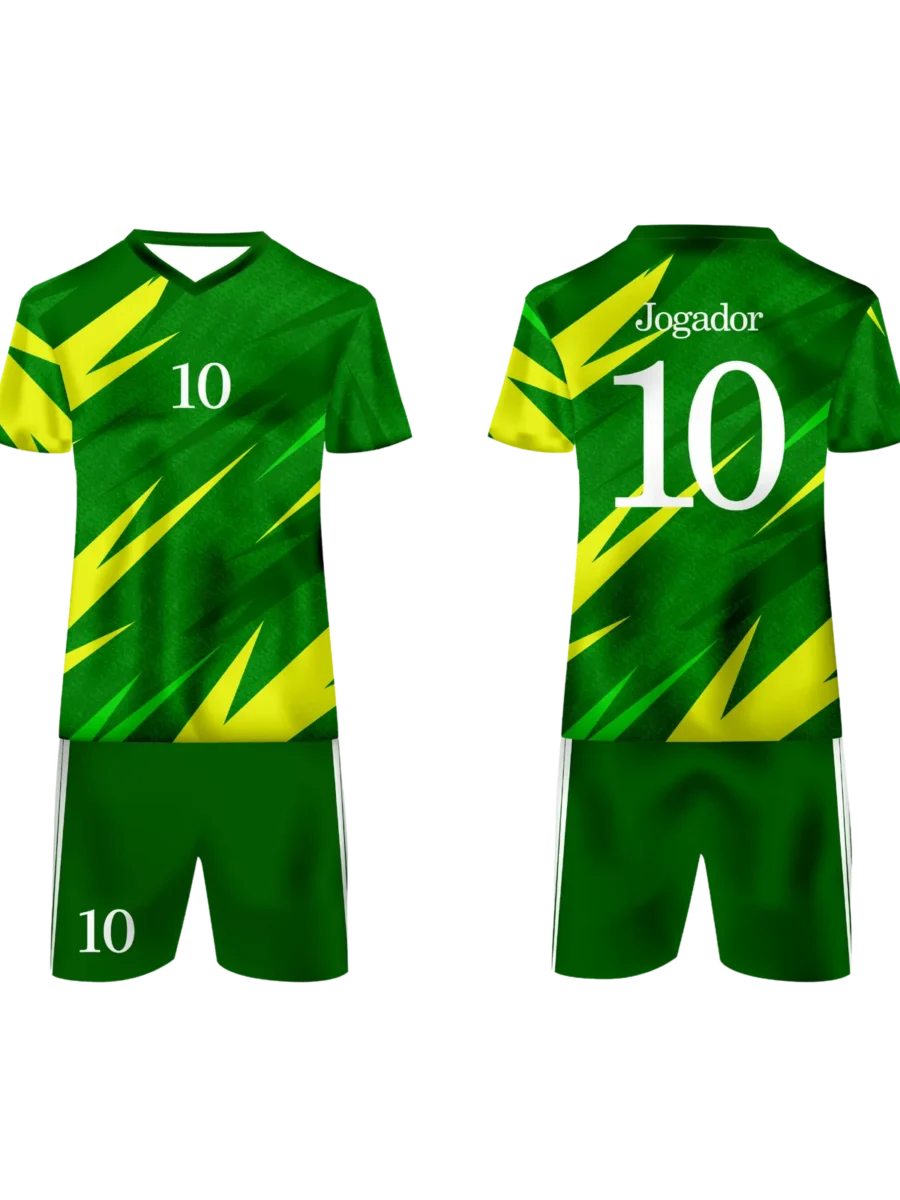 TOXICOTRIBE custom Football Kit — Green & Yellow