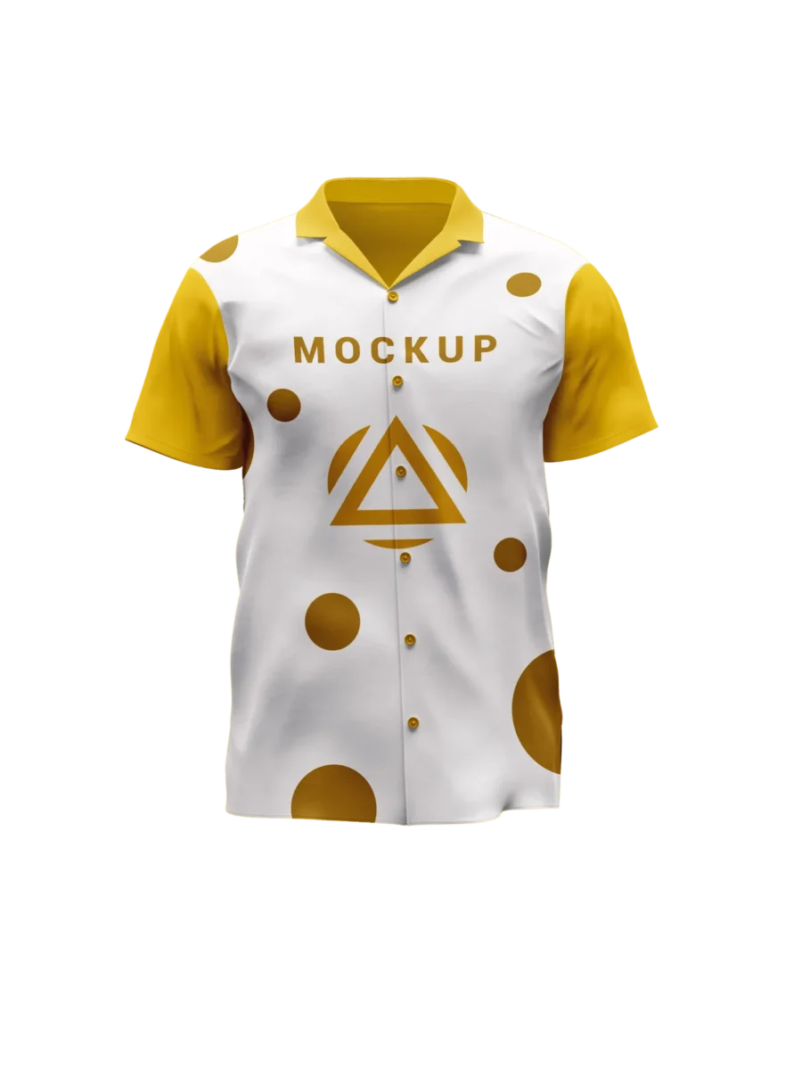 TOXICOTRIBE custom Polo Shirt in White & Gold