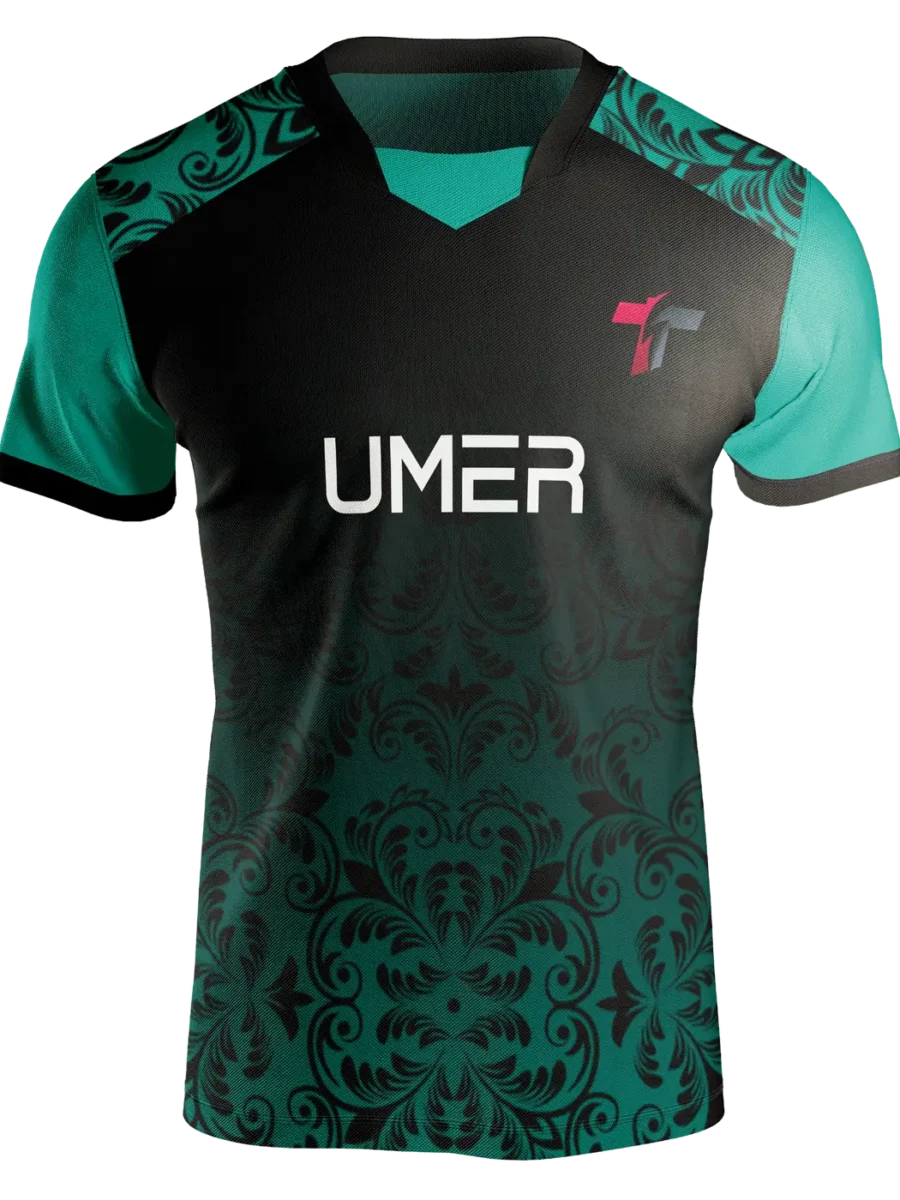 TOXICOTRIBE custom Sports Jersey in Black & Charcoal
