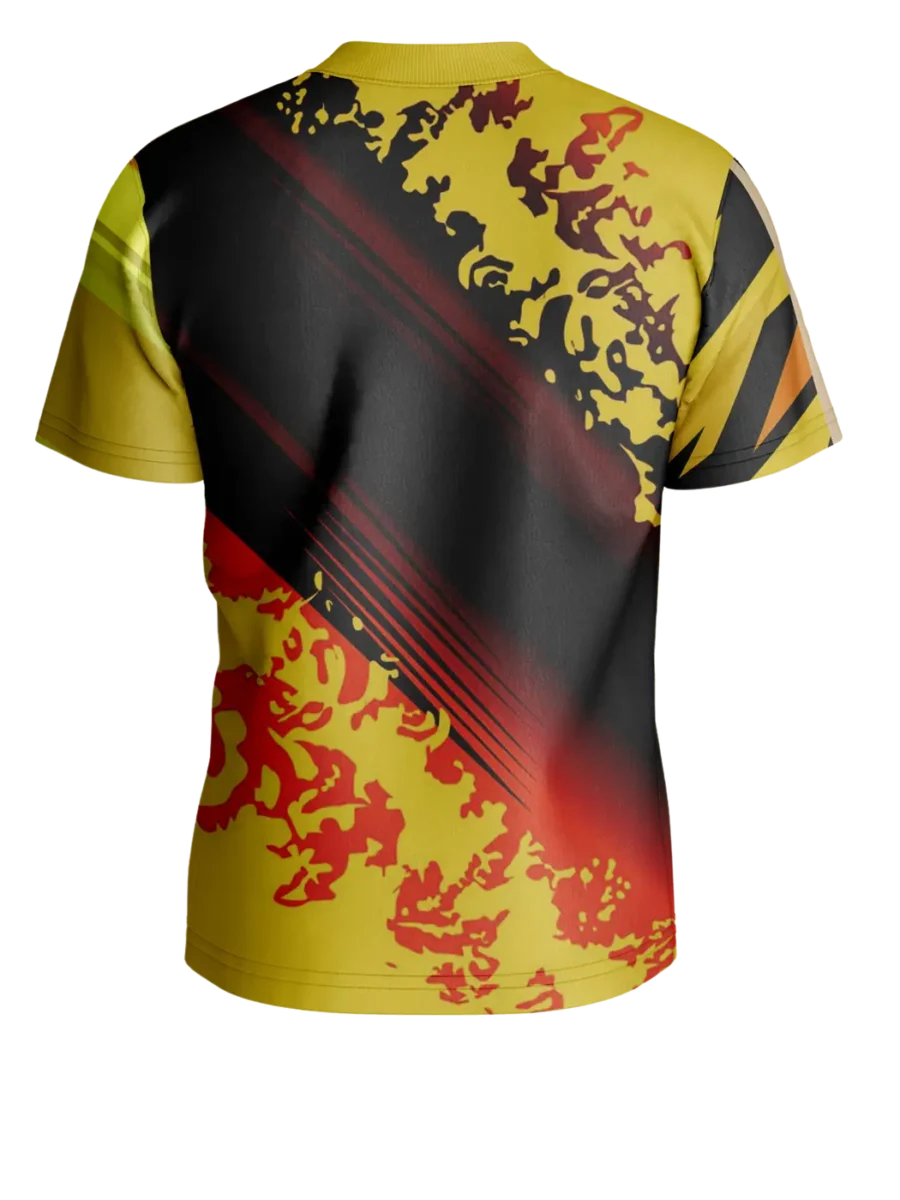 Custom Sports Jersey — Black & Gold
