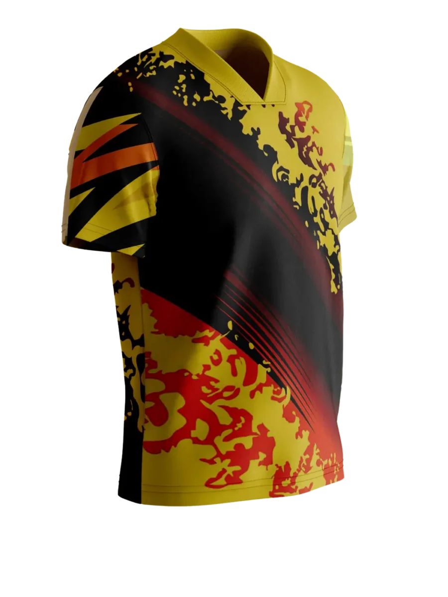 Custom Sports Jersey — Black & Gold
