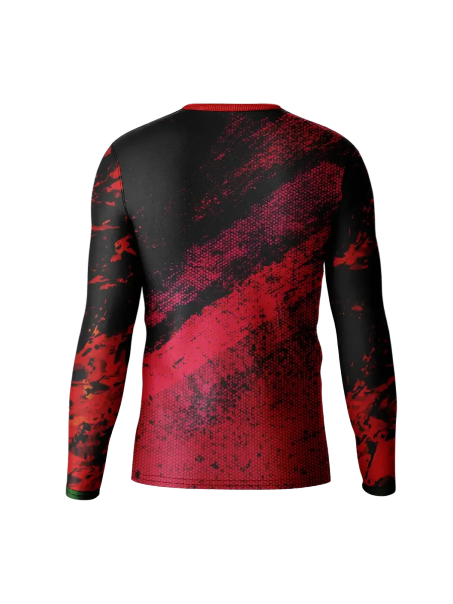 TOXICOTRIBE custom Sports Jersey in Black & Maroon