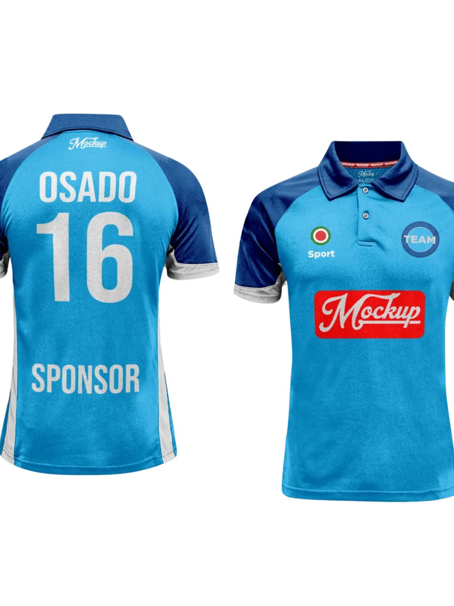 TOXICOTRIBE custom Sports Jersey in Blue & Sky Blue