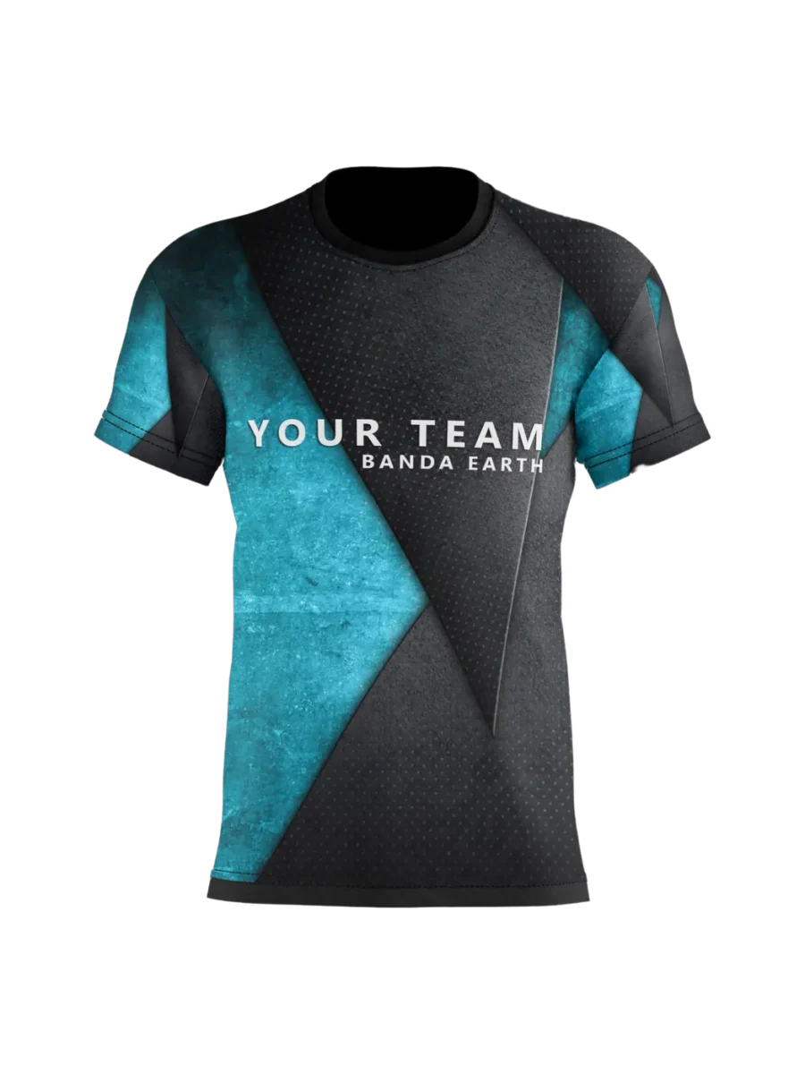 TOXICOTRIBE custom Sports Jersey in Charcoal & Black