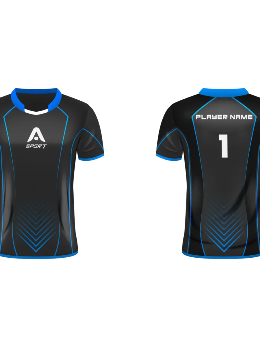 TOXICOTRIBE custom Sports Jersey in Charcoal & Black