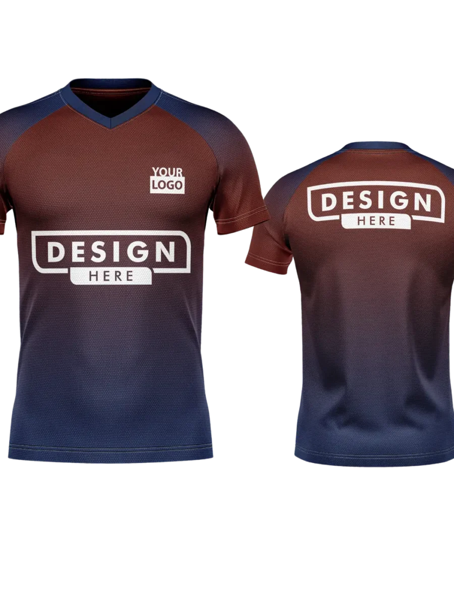 TOXICOTRIBE custom Sports Jersey in Charcoal & Maroon
