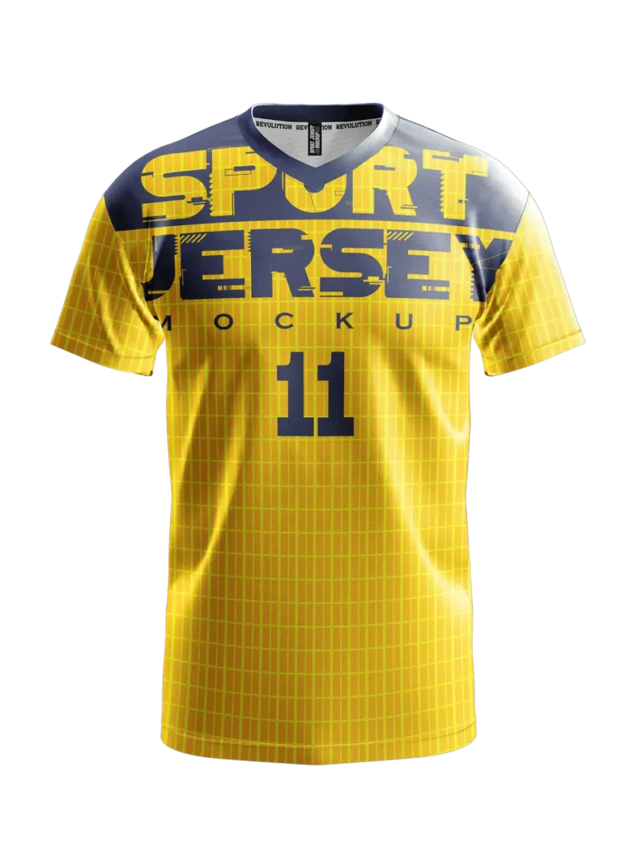 TOXICOTRIBE custom Sports Jersey in Gold & Yellow