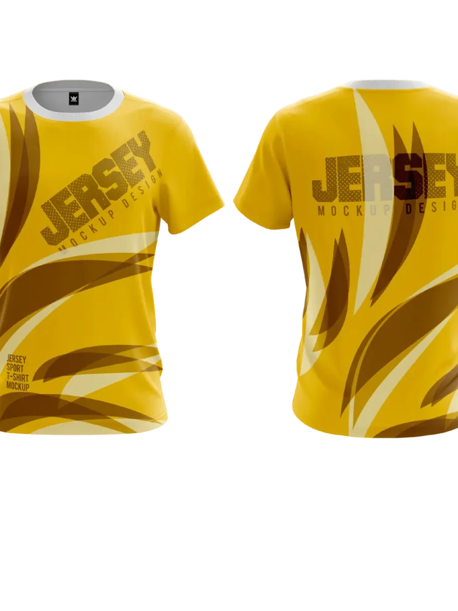 TOXICOTRIBE custom Sports Jersey in Gold & Yellow