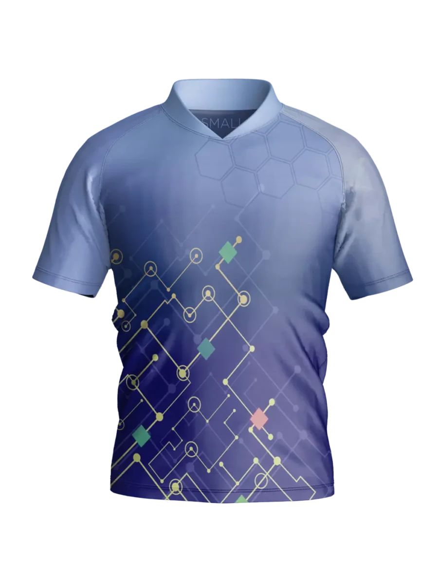 TOXICOTRIBE custom Sports Jersey in Grey & Purple