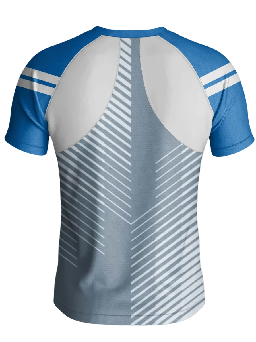 TOXICOTRIBE custom Sports Jersey in Grey & Silver