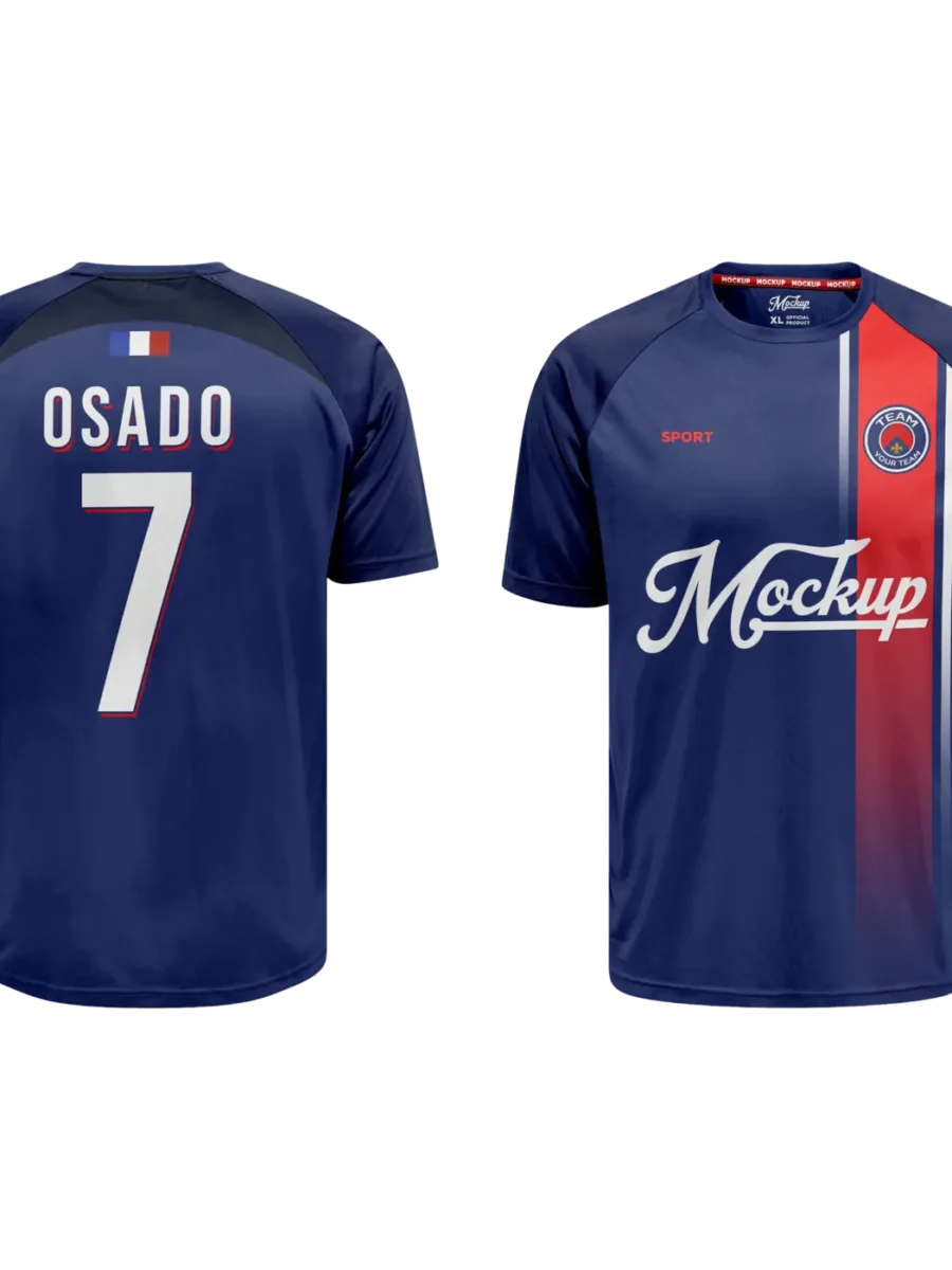 TOXICOTRIBE custom Sports Jersey in Navy & Charcoal