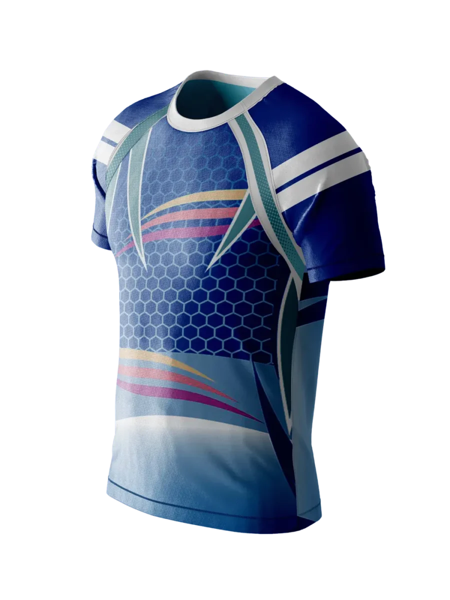 TOXICOTRIBE custom Sports Jersey in Navy & Grey
