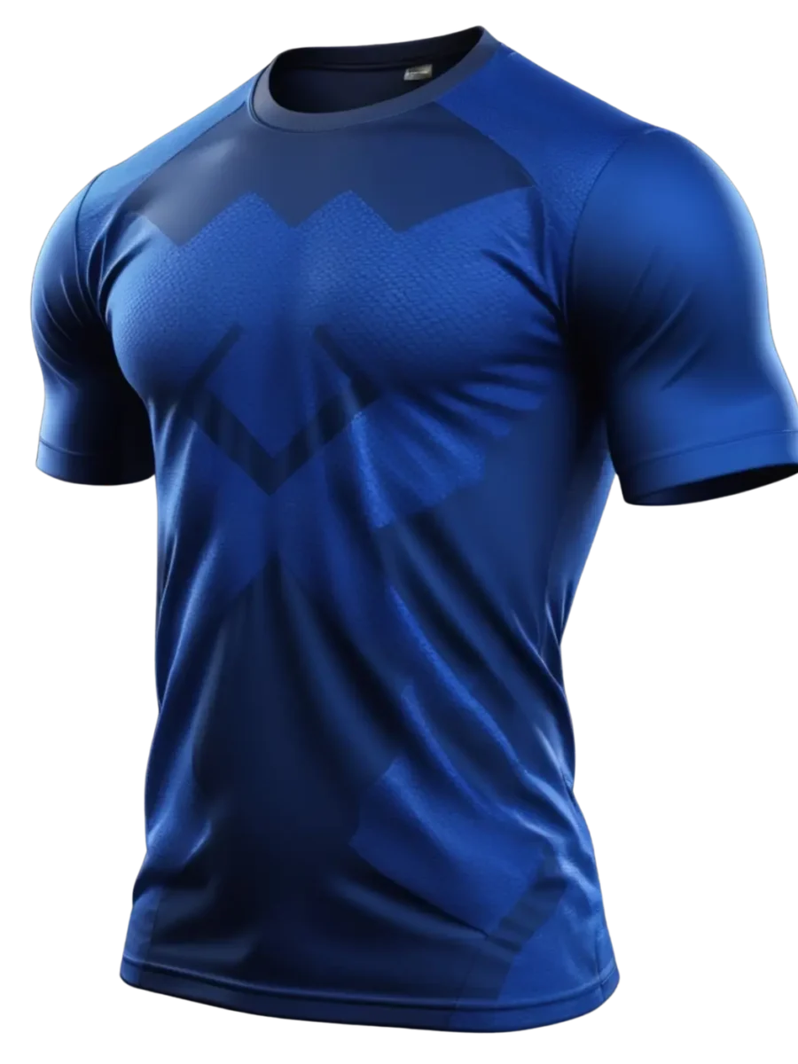 TOXICOTRIBE custom Sports Jersey in Navy & Royal Blue