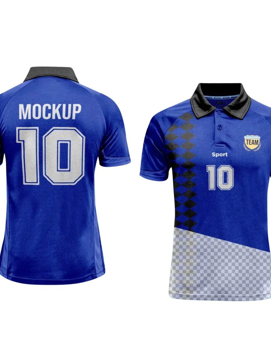 TOXICOTRIBE custom Sports Jersey in Navy & Royal Blue