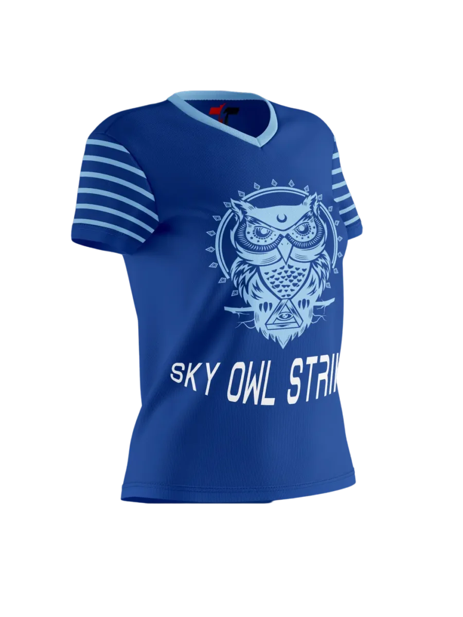 TOXICOTRIBE custom Sports Jersey in Navy & Royal Blue