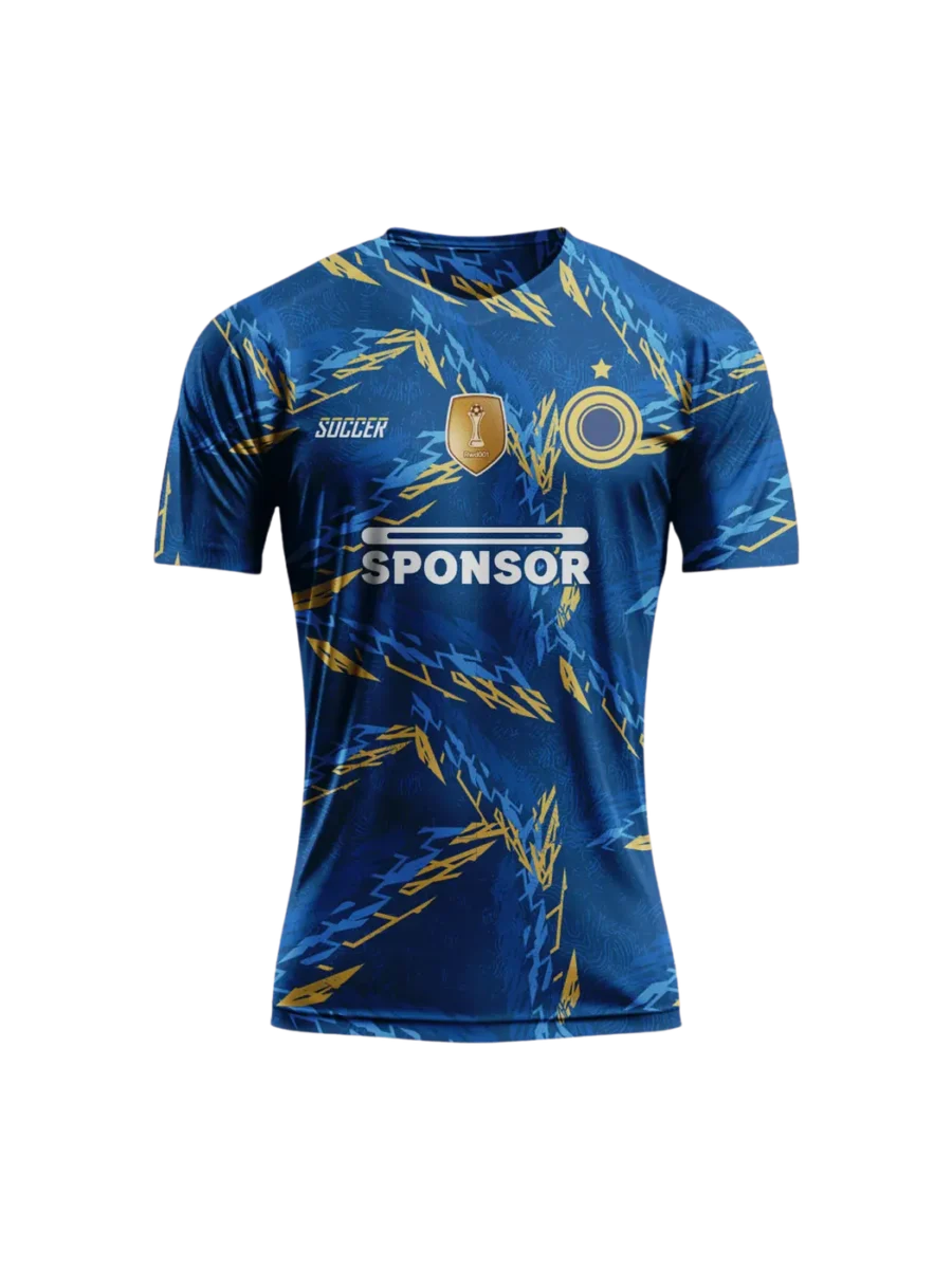 TOXICOTRIBE custom Sports Jersey in Navy & Royal Blue