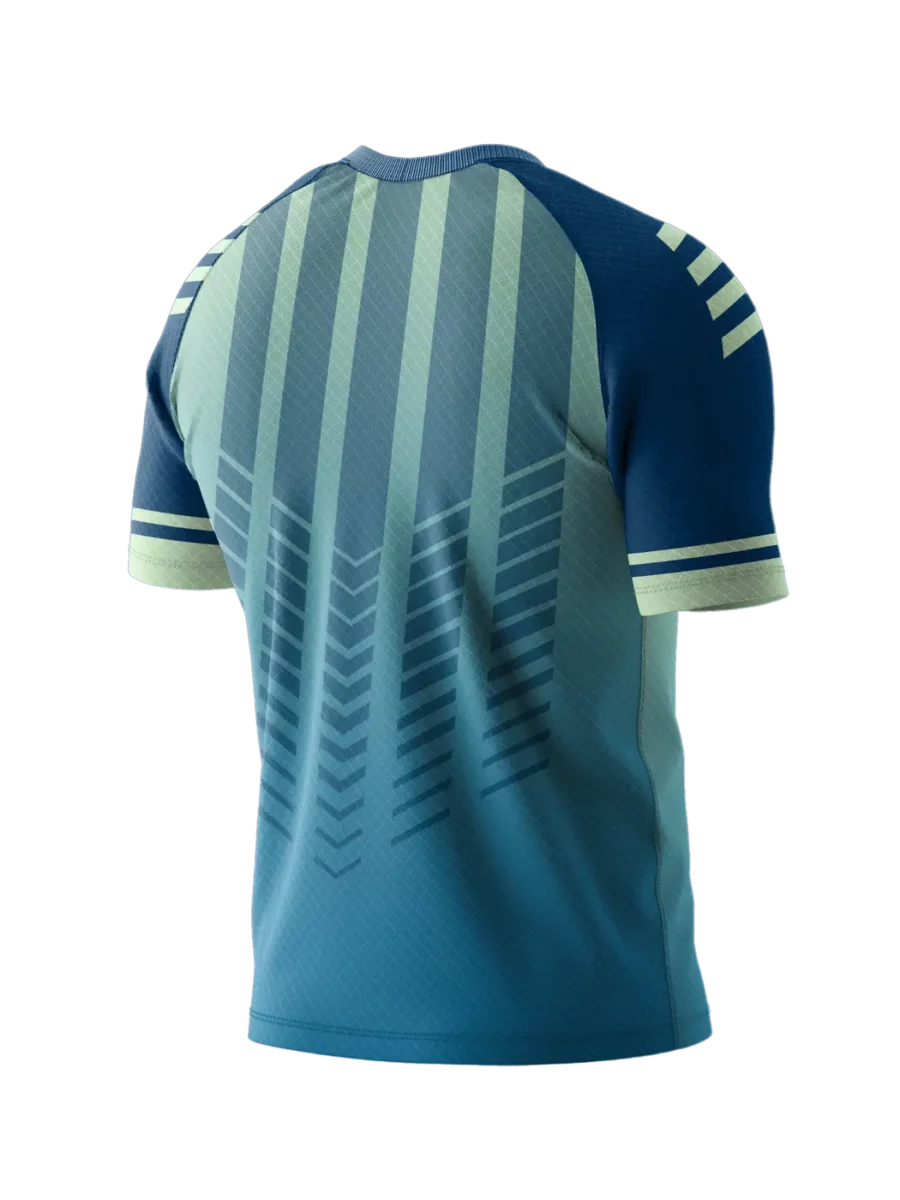 TOXICOTRIBE custom Sports Jersey in Navy & Teal