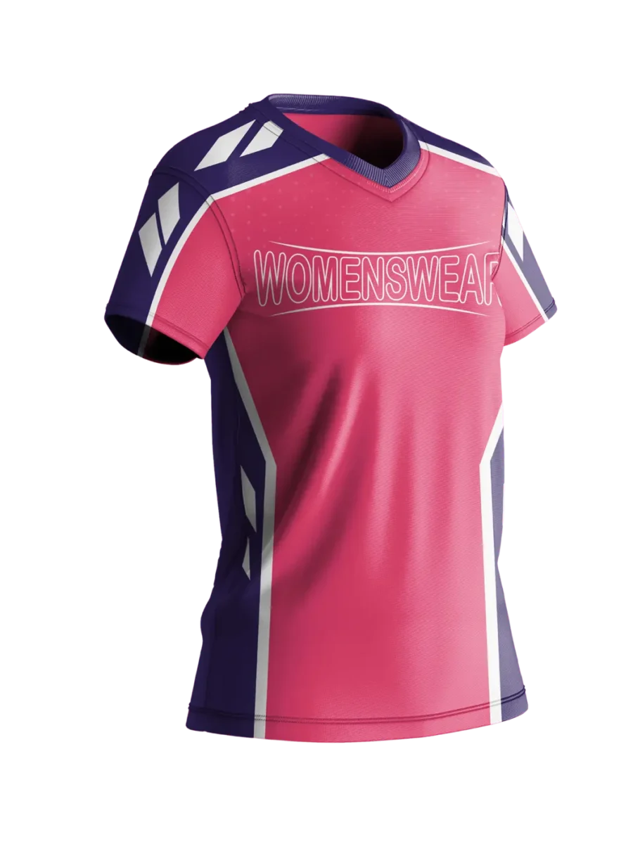 TOXICOTRIBE custom Sports Jersey in Pink & Magenta