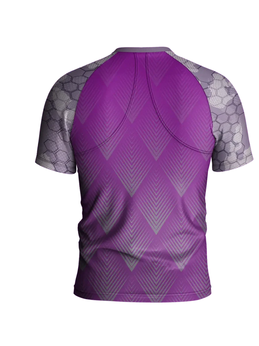 TOXICOTRIBE custom Sports Jersey in Purple & Grey