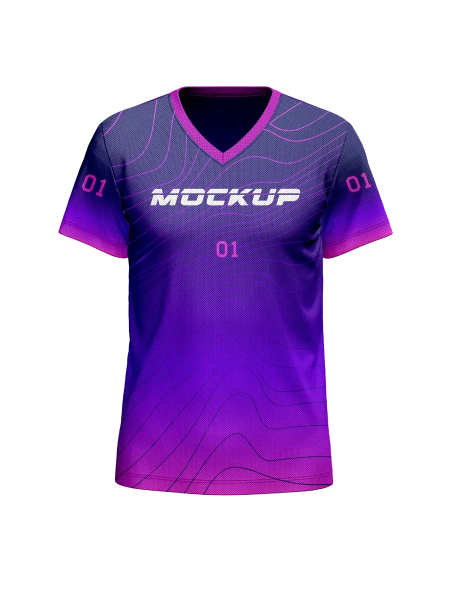 TOXICOTRIBE custom Sports Jersey in Purple & Navy