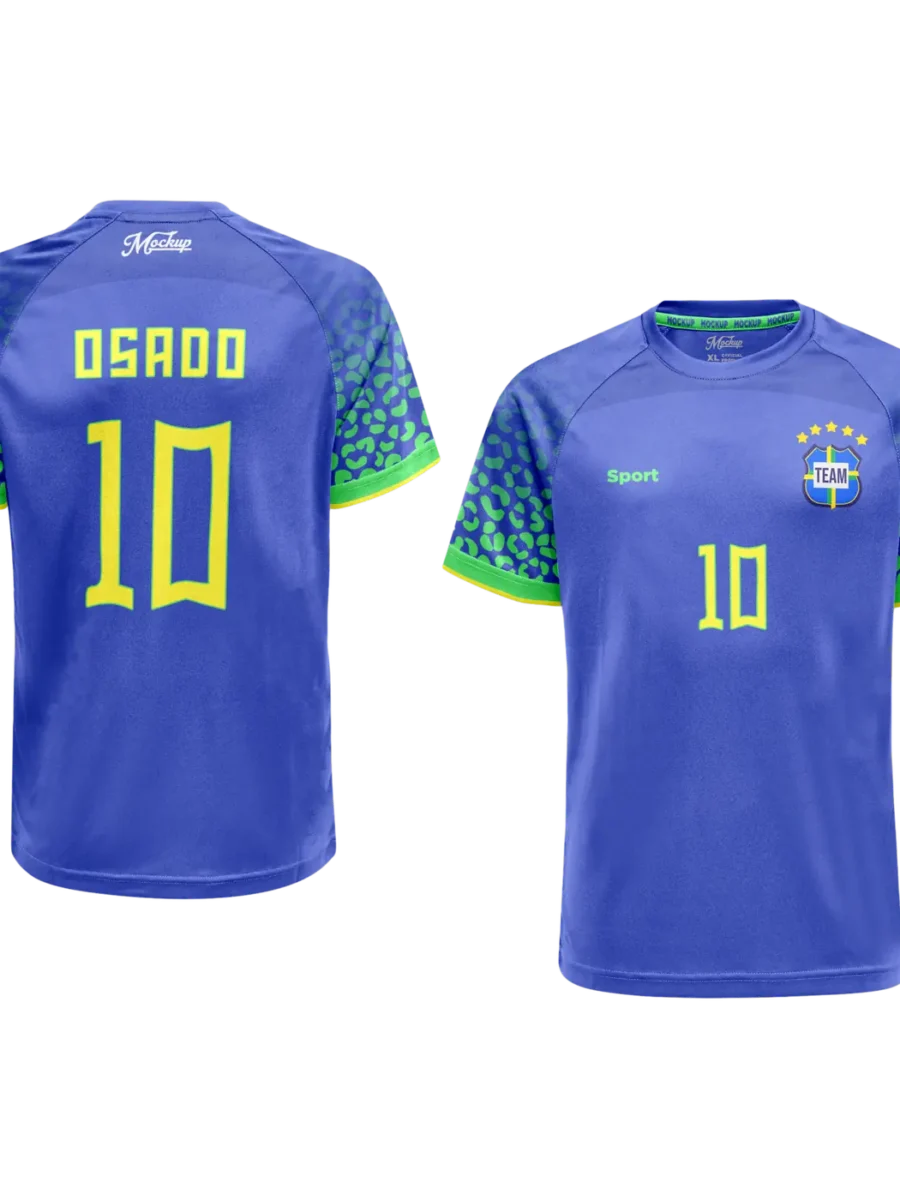 TOXICOTRIBE custom Sports Jersey in Royal Blue & Blue