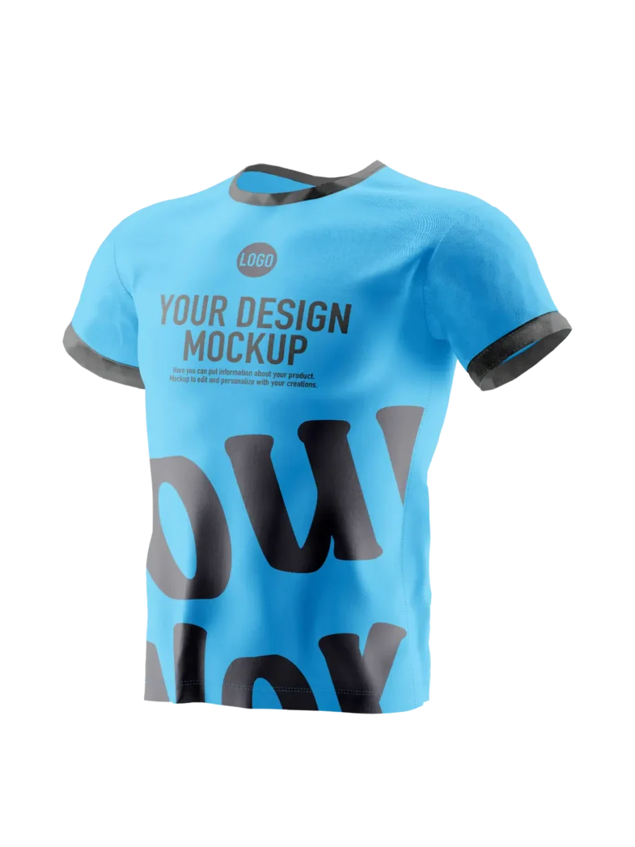TOXICOTRIBE custom Sports Jersey in Sky Blue & Blue