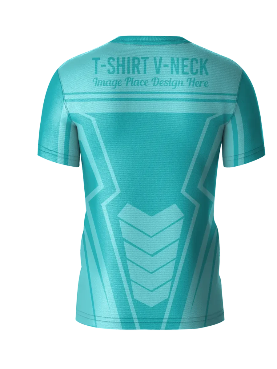 TOXICOTRIBE custom Sports Jersey in Sky Blue & Teal