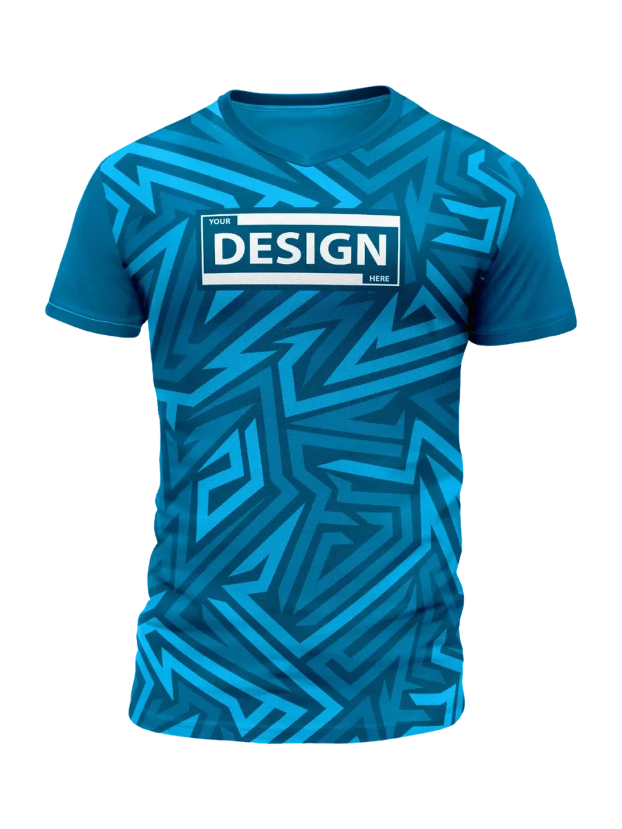 TOXICOTRIBE custom Sports Jersey in Teal & Navy