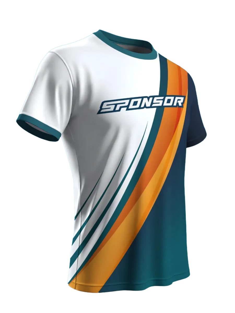 TOXICOTRIBE custom Sports Jersey in White & Navy