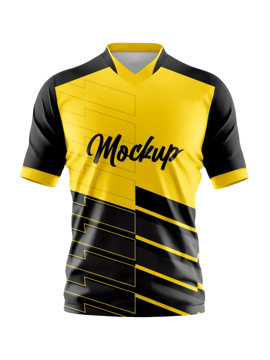 TOXICOTRIBE custom Sports Jersey in Yellow & Black