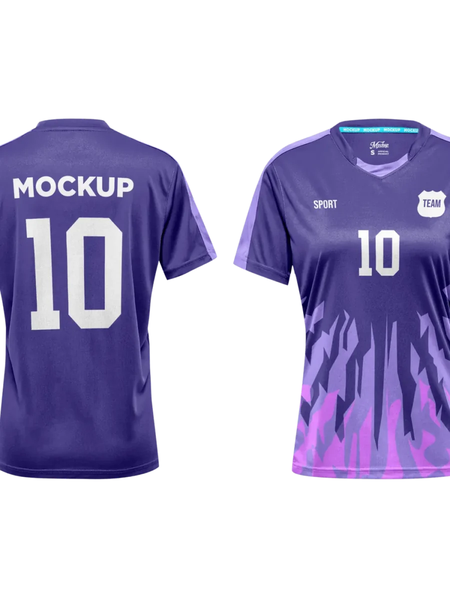 TOXICOTRIBE Women’s custom Sports Jersey in Purple & Navy