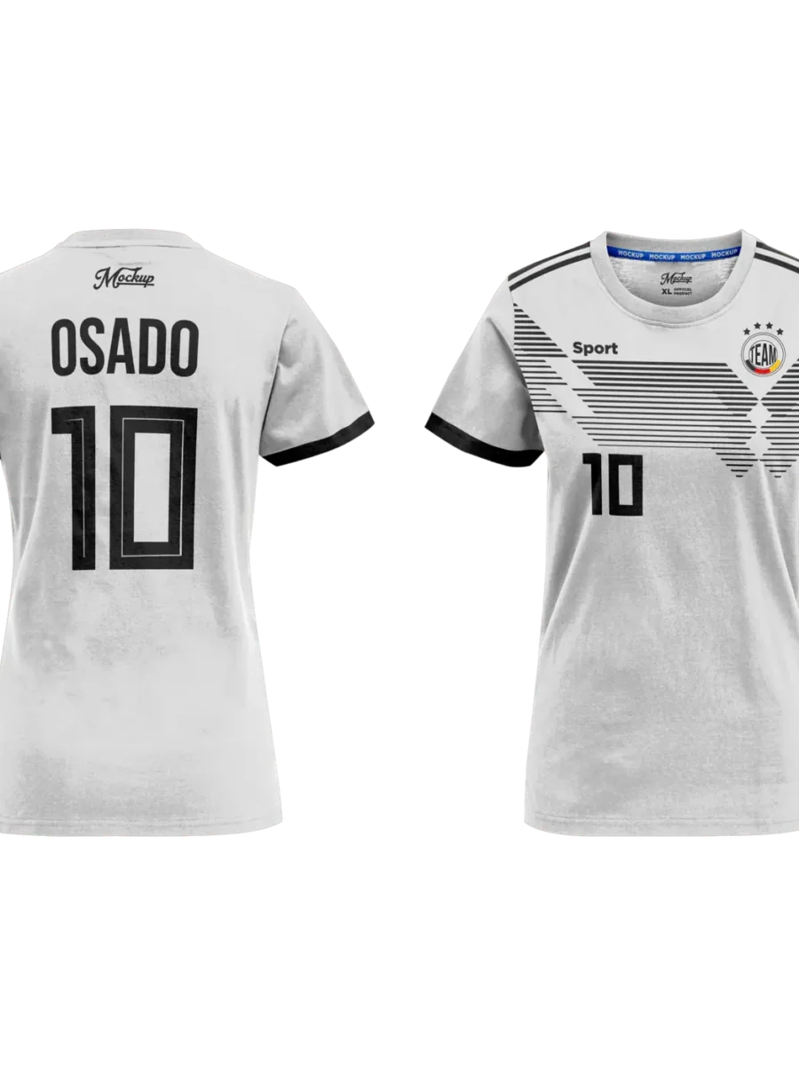 TOXICOTRIBE Women’s custom Sports Jersey in Silver & Cream